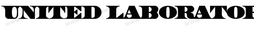 UNITED LABORATORIES字体转换